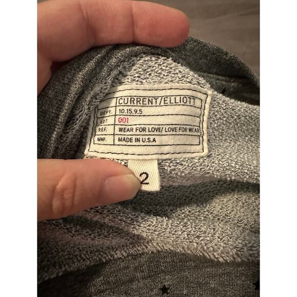 CURRENT/ELLIOTT The Ruffle Sweatshirt Size 2/Medium - Picture 8 of 12